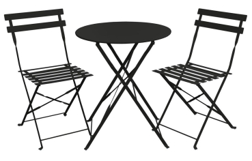 Creative Living Balkonset Rio Schwarz